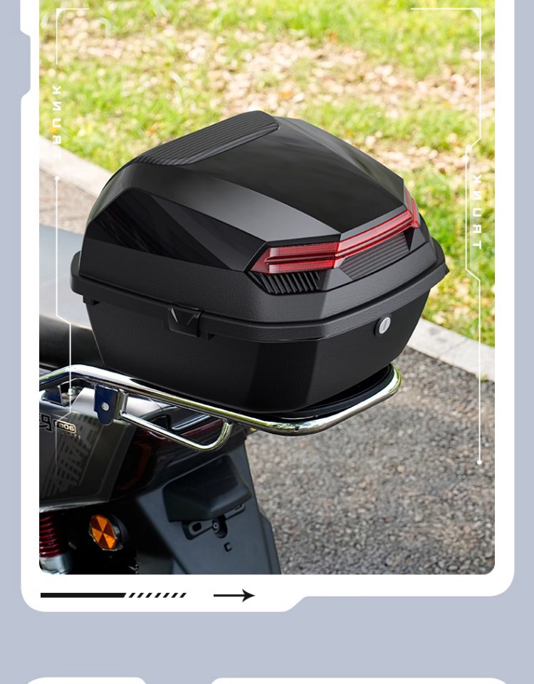 Suitable for Electric Vehicle Trunk Yadea Aima Taiping Luyuan Universal Large Battery Vehicle Rear Trunk Motorcycle