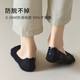 Spring and Summer Ice Silk Boat Socks Men's Silicone Anti-fall Heel Invisible Socks Men's Thin Cotton Towel Bottom Sweat-absorbent Men's Boat Socks