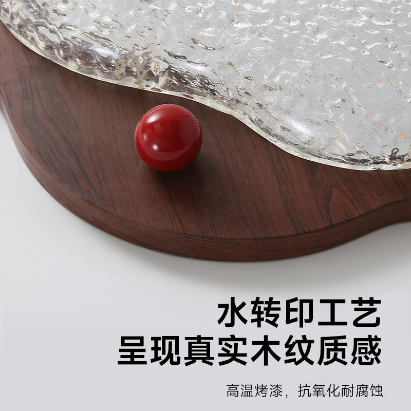 Dormitorio principal lámpara de techo italiana minimalista lujosa resina de alto nivel 2025 nueva lámpara de protección de ojos creativa para niños