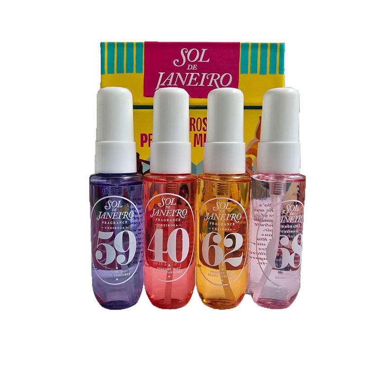 国境を越えたスポットブラジル約の夏香水68/62/40/59号ブラジル香水ボディスプレー30ml * 4|undefined