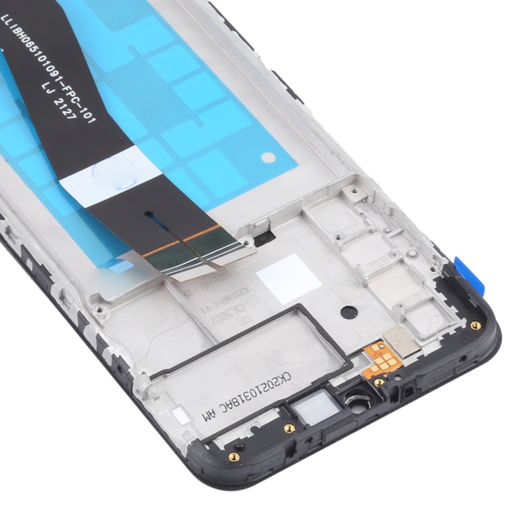 Para Samsung para Galaxy M02s (versión NL) LCD táctil con marco