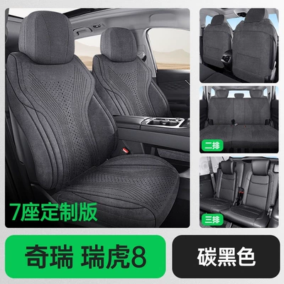Modelə uyğun (Original) oturacaq örtükləri — Seat Cover - special-for-seven-seats-standard-version-carbon-black-tiggo-8plus