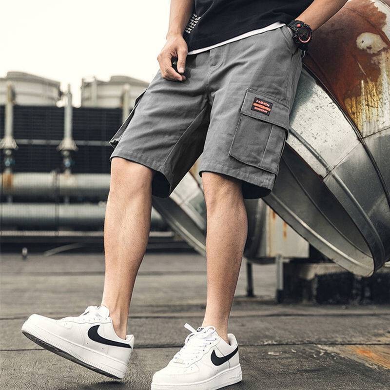 Men's Summer Five-point Pants Breathable Fashionable plus size Pants Casual Large Pants Quick-drying Student Workwear Shorts Men's