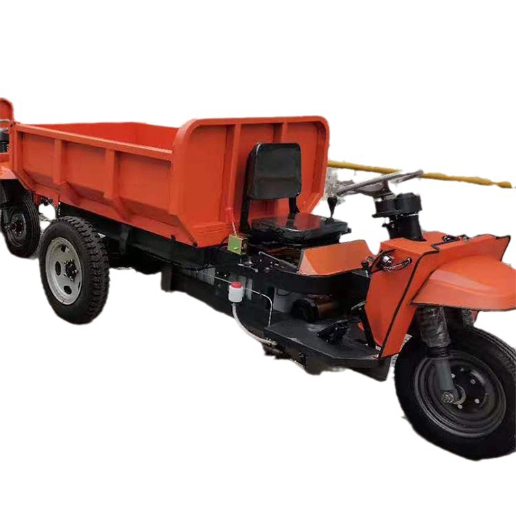 Triciclo eléctrico de minería con peso de descarga de 2 toneladas y 3 toneladas, camión de transporte de arenisca subterránea, tigre trepador de mina