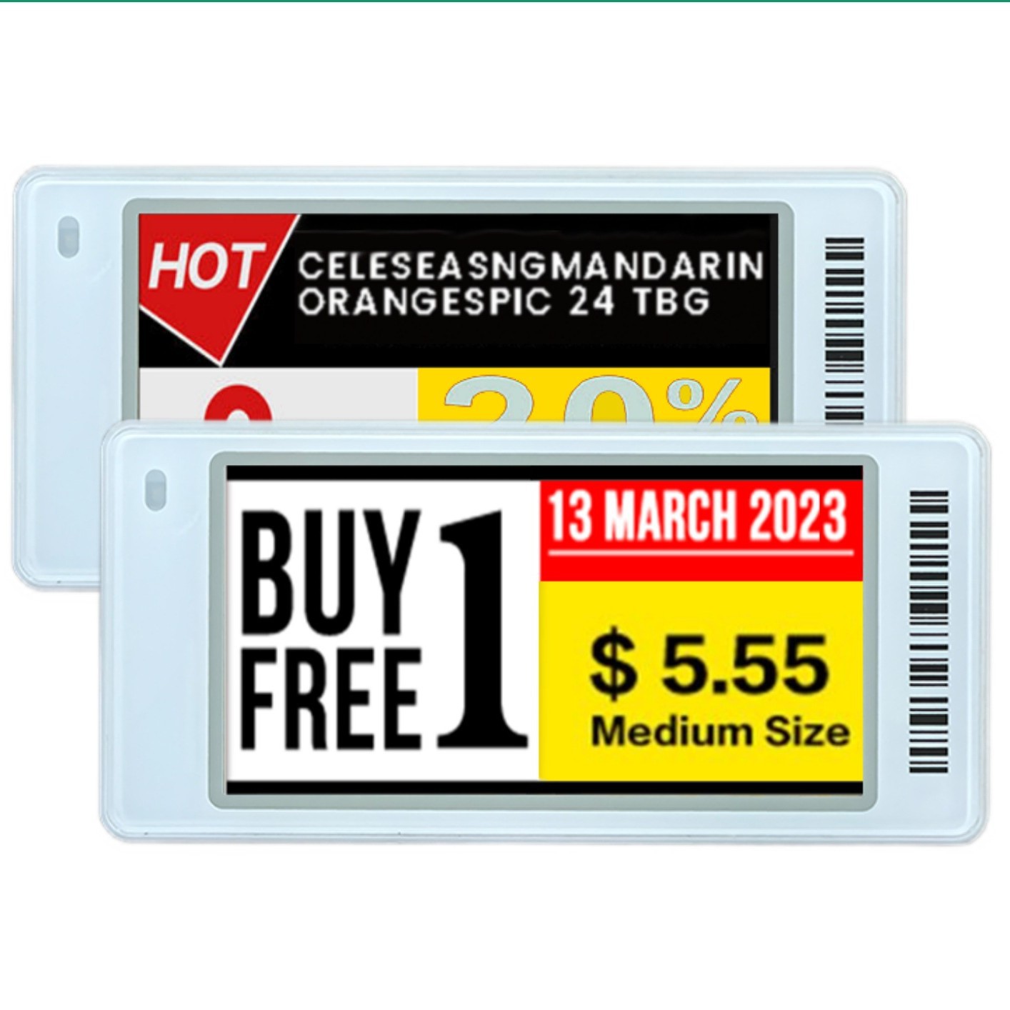 2.6英寸Esl无线电子货架标签无线标签系统电子墨水蓝牙价格标签