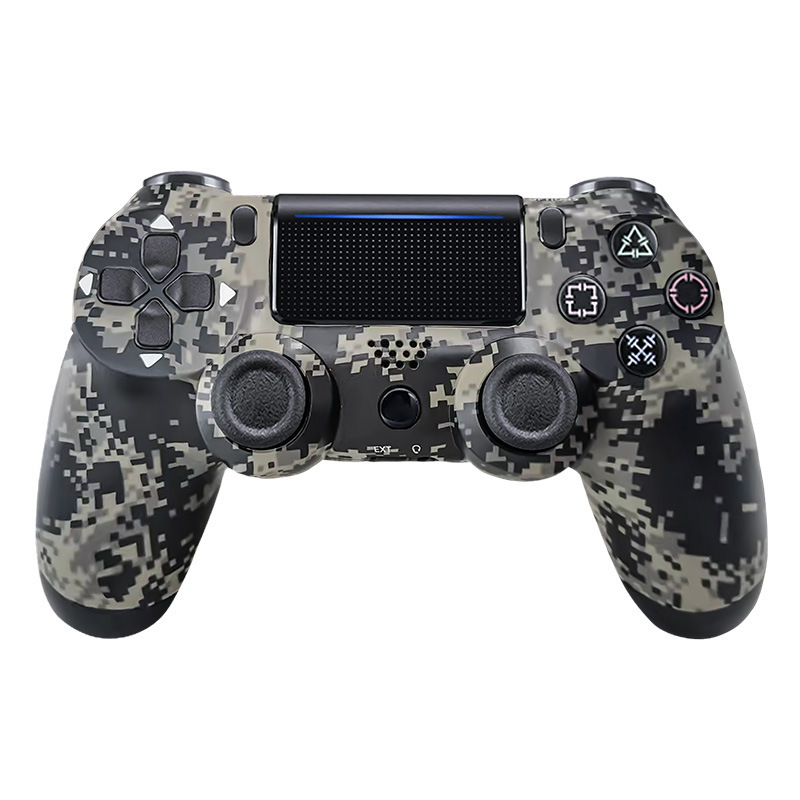 クロスボーダー爆型無線ハンドルp4ハンドル模擬六軸振動ランプP4ゲームハンドル付きコンピュータゲームハンドル|undefined