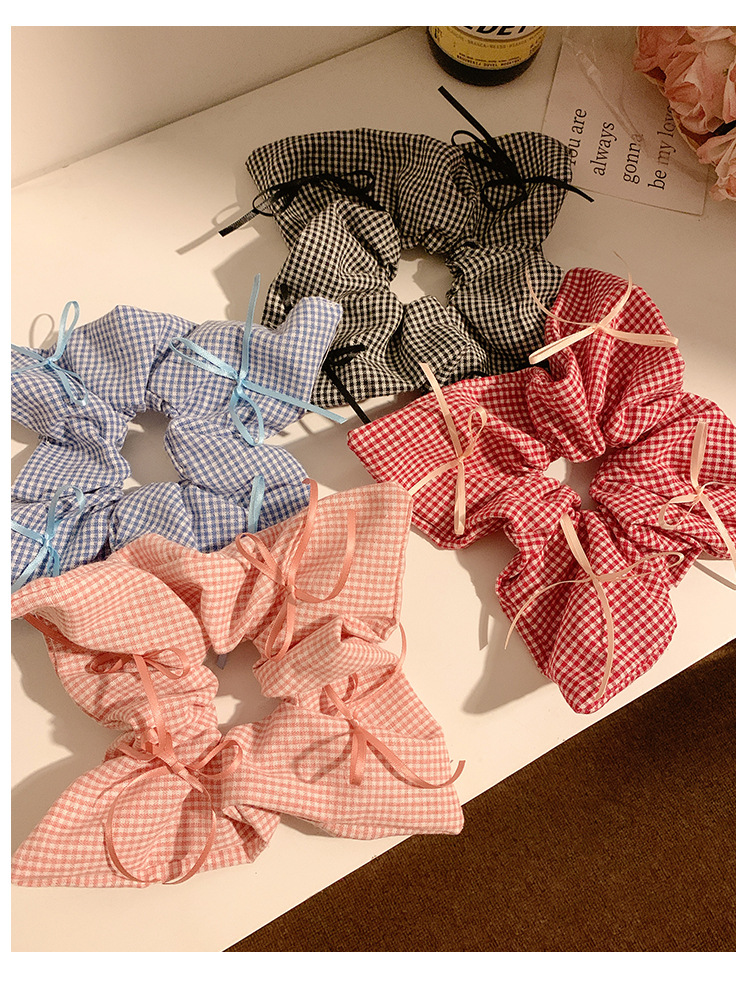 1 Piece Quantity Women's Sweet Bow Knot Polyester Hair Tie