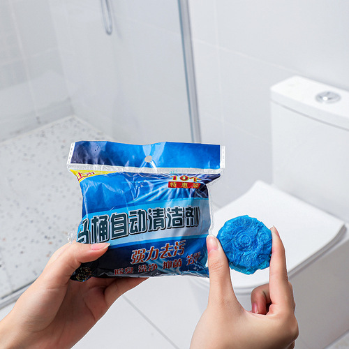 10 pieces of Blue Bubble Toilet Cleaning Spirit Deodorizing Cleaning Block Toilet Automatic Cleaner Fragrance Toilet Cleaning Treasure Wholesale