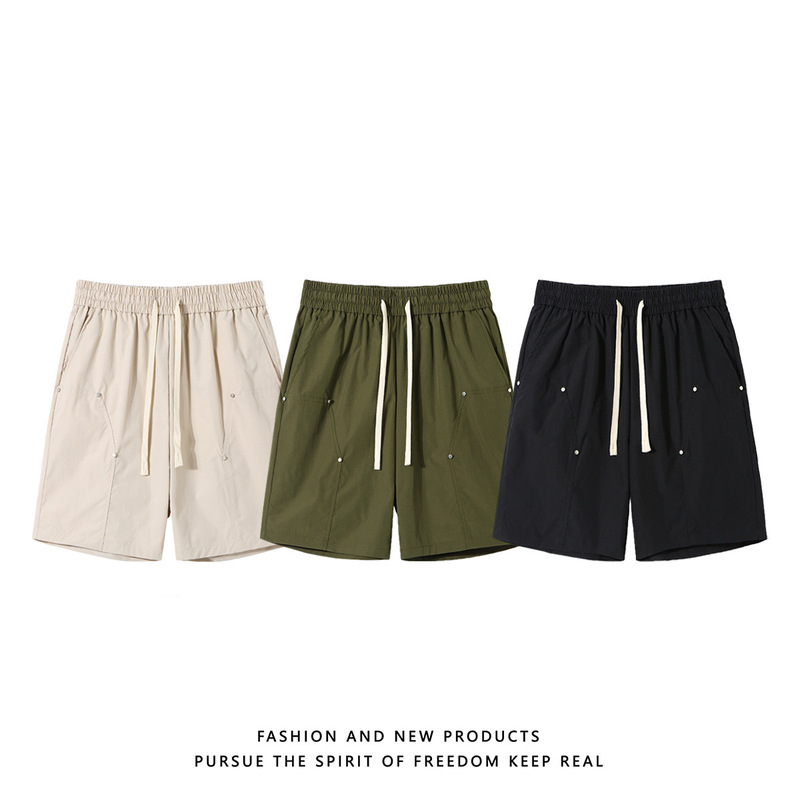 Deep Stock Lumberjack Work Pants Men's Summer Pants Hong Kong Style Functional Five-Point Pants Sports Loose Casual Shorts Men Deep Stock Lumberjack Work Pants Men's Summer Pants Hong Kong Style Functional Five-Point Pants Sports Loose Casual Shorts Men