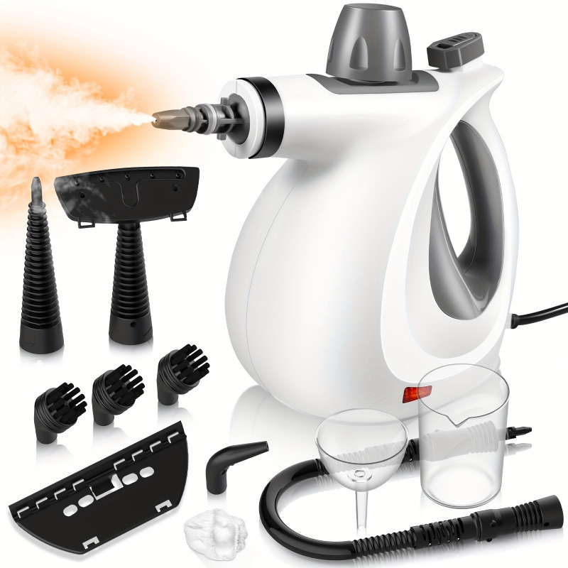 New Cross-Border Handheld Steam Cleaner (with 12 Attachments) Household Steam Cleaner New Cross-Border Handheld Steam Cleaner (with 12 Attachments) Household Steam Cleaner