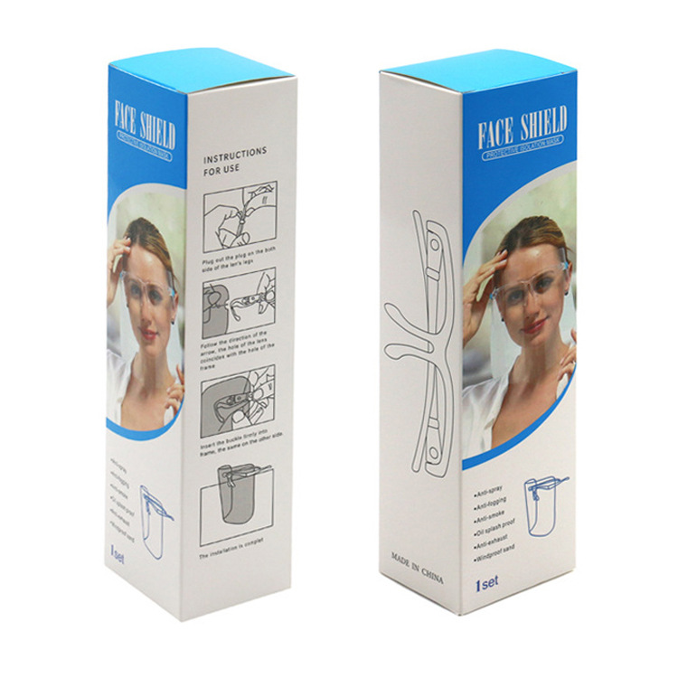 Ropa neta nueva cocina ajustable a prueba de aceite a prueba de salpicaduras pantalla facial transparente anti-espuma gafas montadas en la cabeza marco máscara protectora