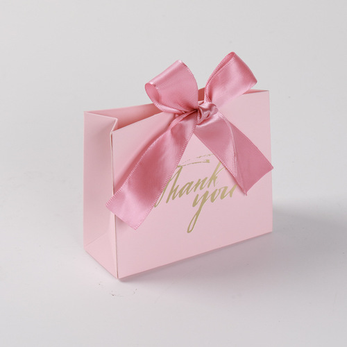 Pink hot stamping creative European style wedding candy box grain fruit bag gift box wedding candy box wedding candy bag wholesale