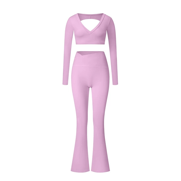 Long sleeves + trousers 4053 pink peony