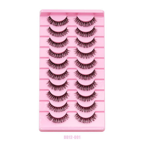 Europe and the United States cross-border Russia DD false eyelashes thick three-dimensional mirror Europe and the United States eyelash factory stable supply