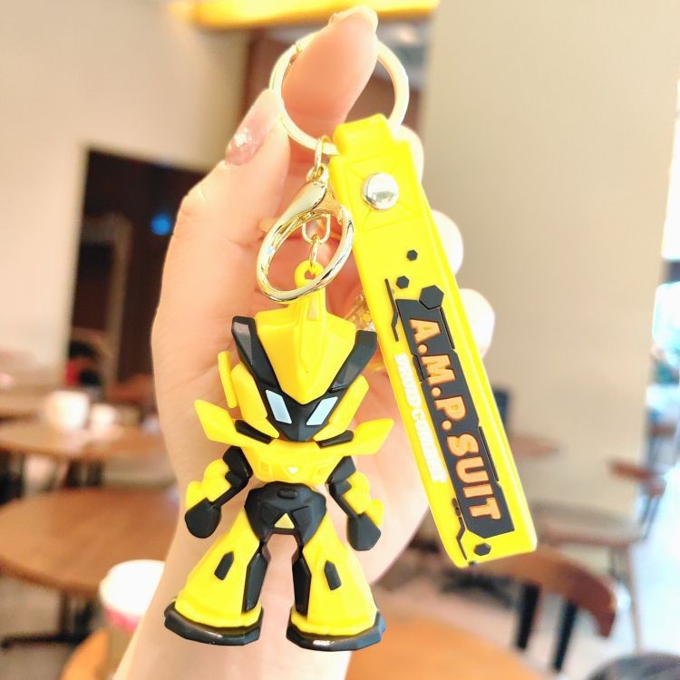 Dibujos animados pvc serie de anime llavero juego de marea muñeca llavero de coche bolsa colgante máquina de garra regalo al por mayor