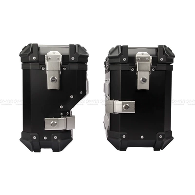 Box Waterproof Three Boxes Motorcycle trunk - 35l-left-side-case-black