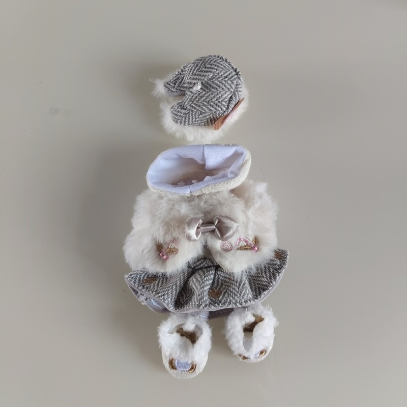 现货冬日贝儿挂件衣服15cm娃衣星黛露可琦安雪莉玫裸挂通穿|undefined