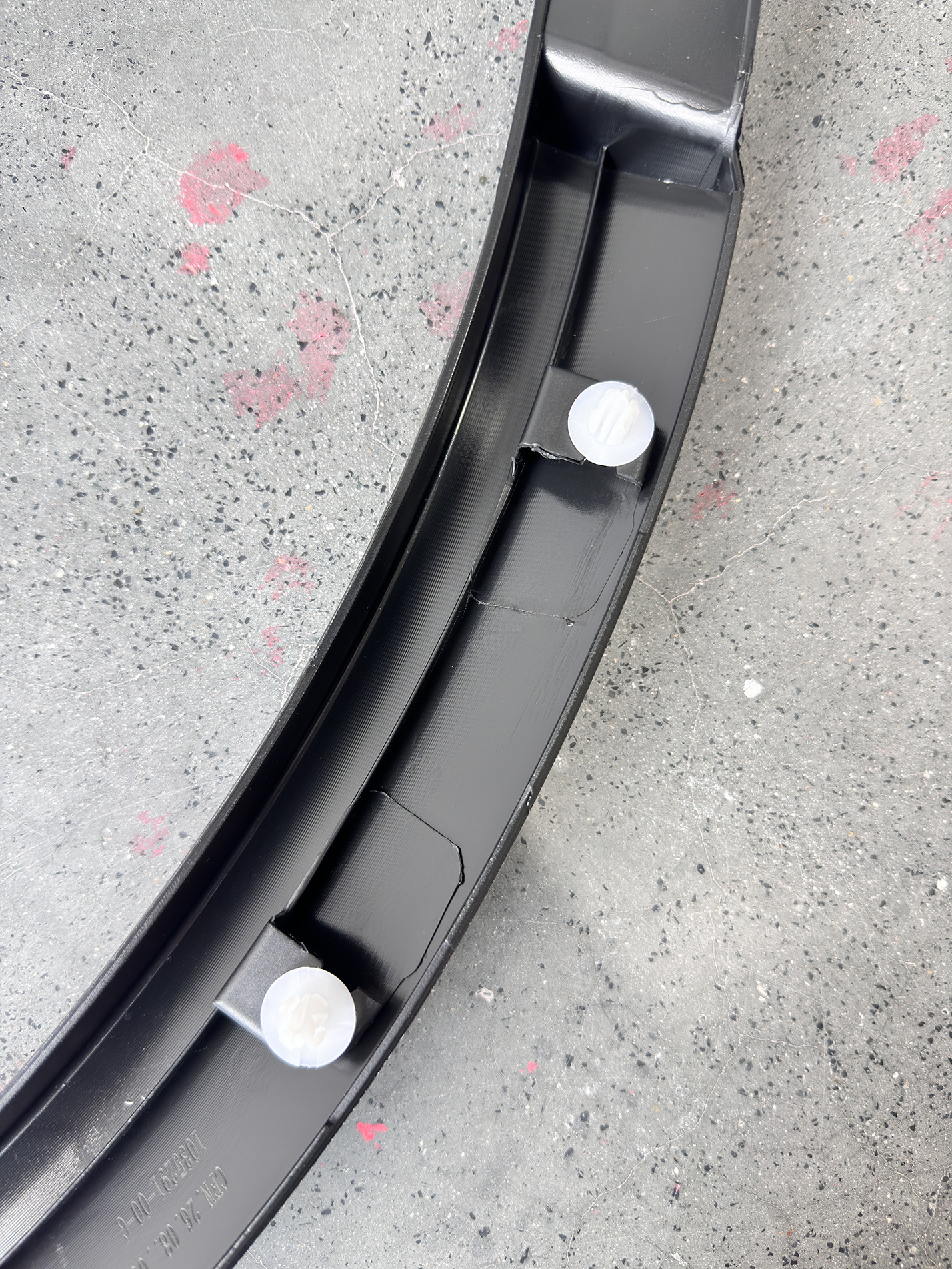 Suitable for Tesla Model X: front and rear wheel arch trim, left and right wheel fender protectors, and mudguard decorative strips