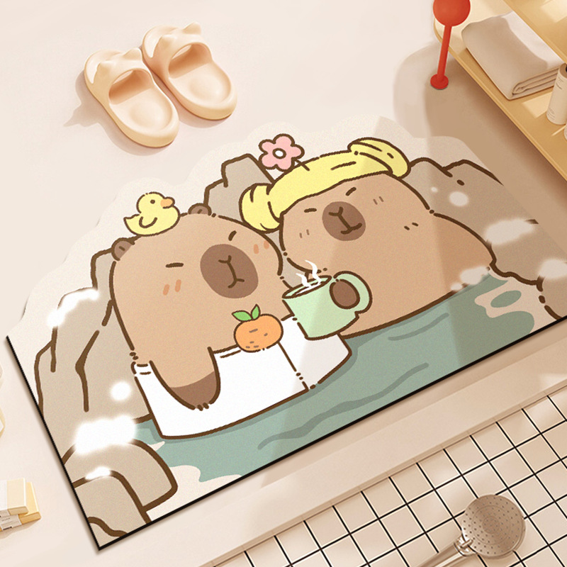 카피바라 온천 2개