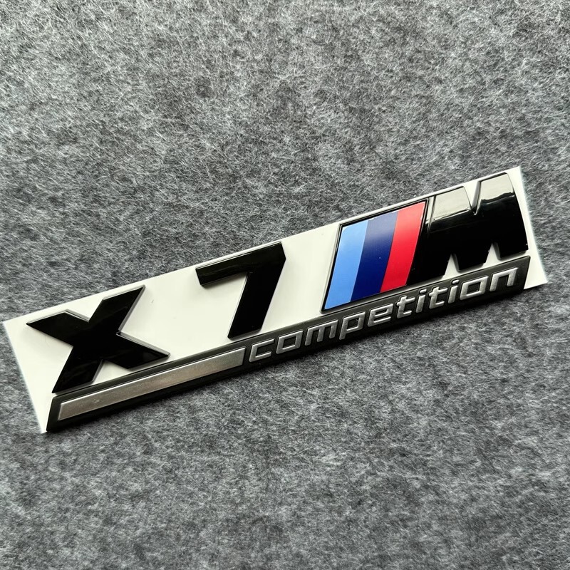 BMW マーク装飾ステッカー修正 X1X3X5X6X7 サンダーバージョンマークブラックウォリアーカーロゴスポーツテールマークに適しています。|undefined