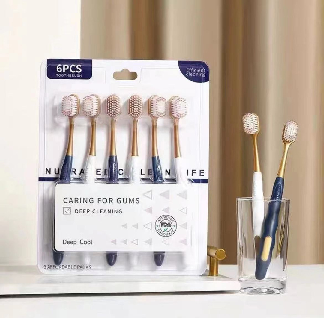 하이 엔드 소프트 모피 [6 PCS 1 에디션] 샘의 같은 칫솔