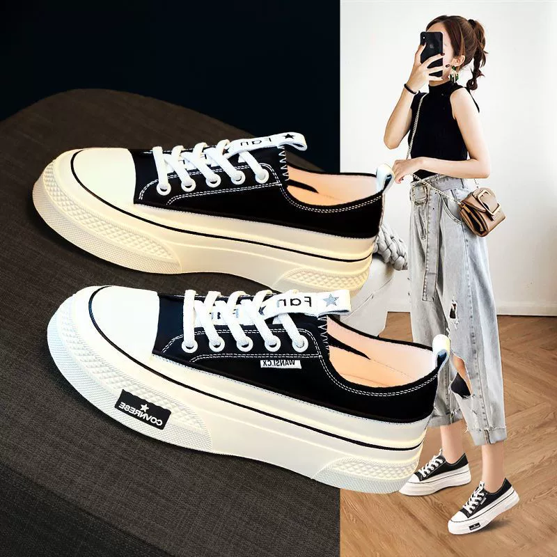 Женские кроссовки из натуральной кожи весна 2025, на толстой подошве, универсальные, спортивные, повседневные, для студенток, модные, трендовые.