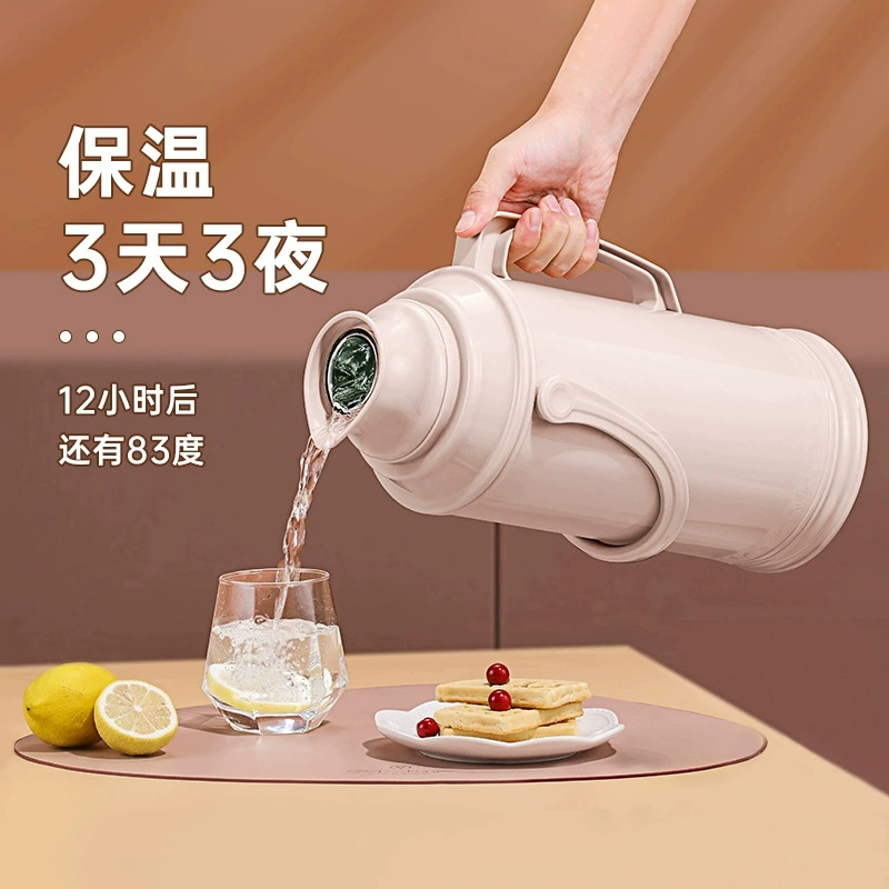 Термос Jielika для дома и общежития, большой объем, винтажный дизайн, для воды, чая, горячей воды, с термоизоляцией.