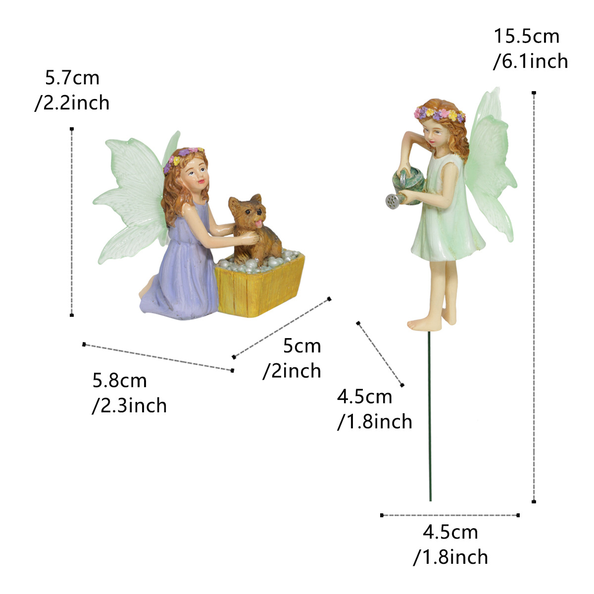 Garden decoration landscape garden decoration flower fairy elf balcony layout B & B Villa outdoor outdoor creative decoration