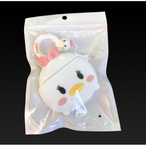 Thickened white adapter, memory card trinket, Bluetooth headset, silicone shell packaging bag, self-sealing zip-top bag
