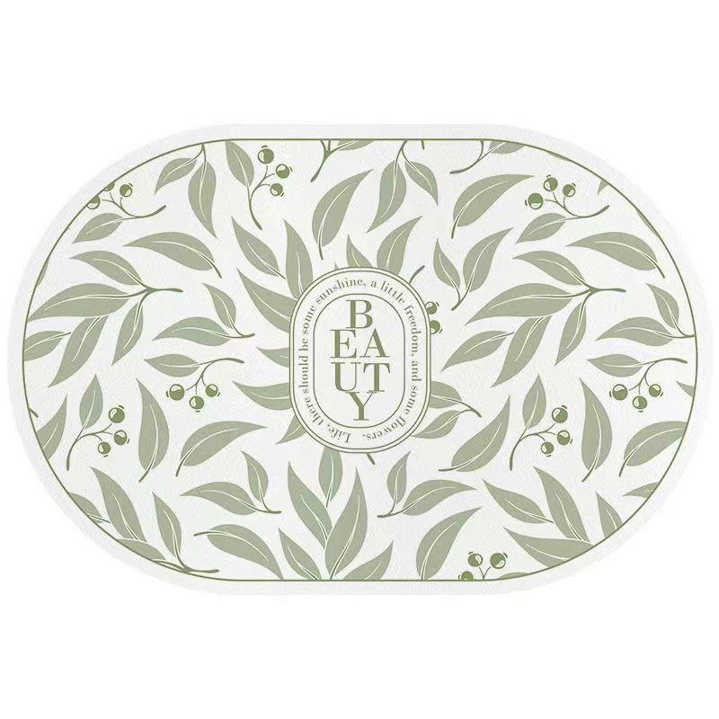 Трансграничный американский ретро диатомовая грязь всасывает коврик для ванной комнаты ковер ноги коврик противоскользящий быстрая сушка дверной коврик