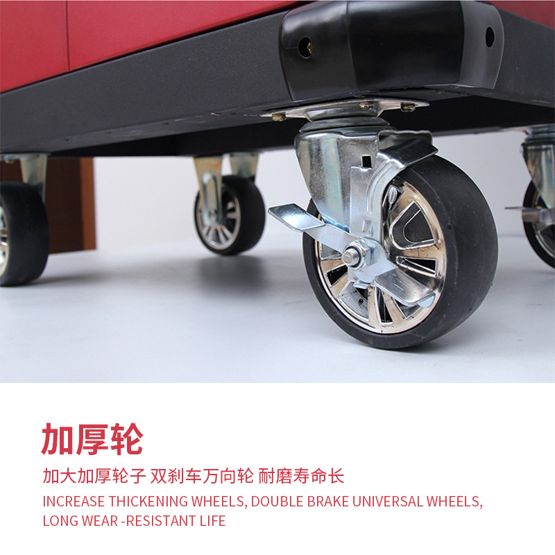 En stock reparación de automóviles y protección automática portátil multi-funcional Almacenamiento de herramientas pesadas Carro de coche gabinete de almacenamiento con herramientas
