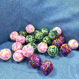 猫玩具宠物玩具球逗猫玩乐毛线球带铃铛宠物用品工厂现货批发跨境