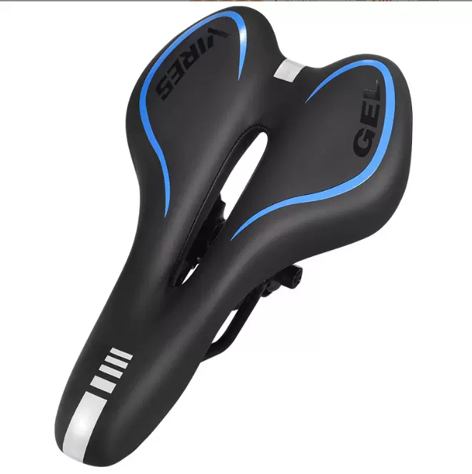 自行车坐垫山地车座垫加厚硅胶车座高端中孔舒适中空舒适骑行