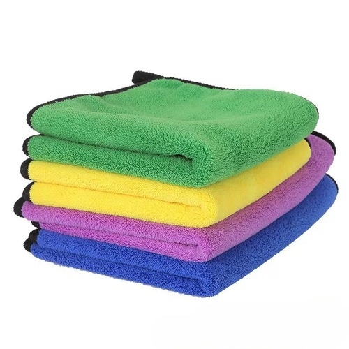 Towel Fishing Cleaning Towel Fishing Gear Solid Color Double-Sided Thick Absorbent Towel Non-Stick Bait Towel Car Wiping Towel