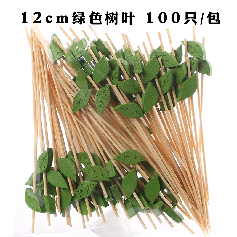 Fruit stick desechable flor stick