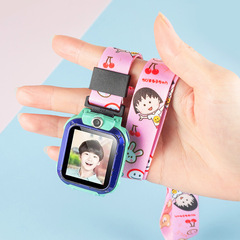 Applicable to all series models of little genius phone watch, neck strap with cartoon printed personalized pattern, safe and environmentally friendly