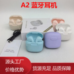 跨境新款A2Pro蓝牙耳机华强北长续航迷你入耳无线运动耳机马卡龙
