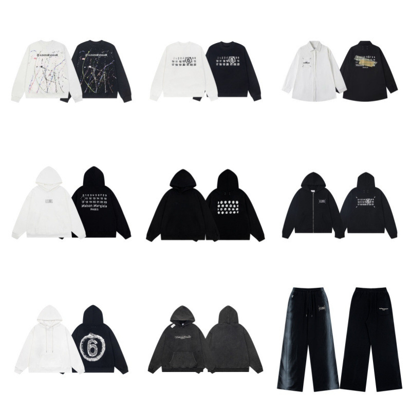 Cross-Border High-Quality American Fashion Brand Maji M6 New Autumn and Winter Digital Hooded Sweatshirt Unisex One-Piece Wholesale