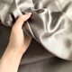 Foreign Trade Cross-border Amazon Ice Silk Bed Cover Solid Color Cool Silk Mattress Protective Cover Non-slip Sade Bedspread Dust Cover