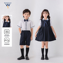 幼儿园园服夏装儿童班服小学生短袖校服合唱朗诵服大班毕业照服装