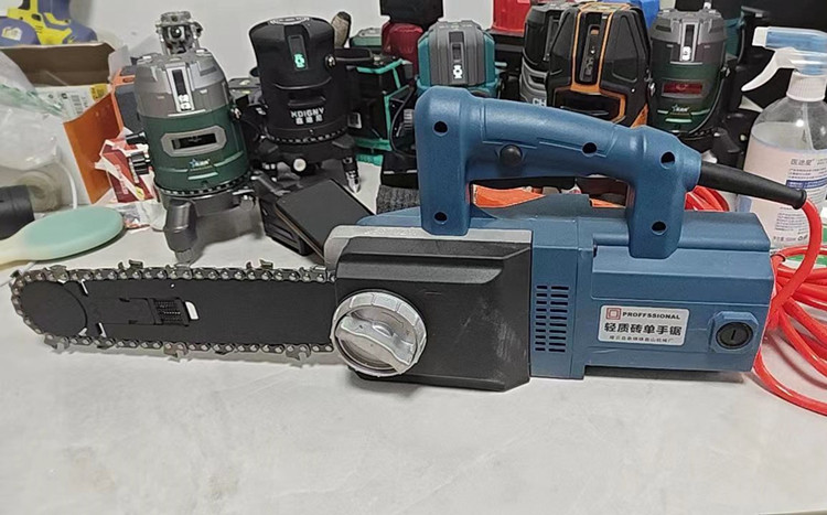 SSD-300手持式轻质砖切割机泡沫砖链锯加气砖用220V电动快速