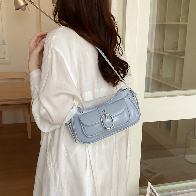 Bolso de brazo retro coreano para mujeres verano 2026 nuevo nicho diario bolso de hombro de moda mochila de viaje