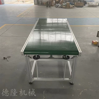 轻型皮带输送机小型可升降移动铝型材流水线食品包装输送带可定制