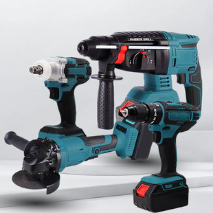 Power tool set Lithium electric hammer electric pick impact electric drill screwdriver electric wrench large torque polishing machine