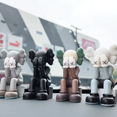 face covering XX eyes trendy: Car ornaments