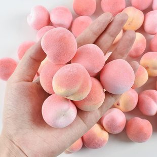 Моделирование Мини персик 30 мм персик ручной работы DIY аксессуары для волос кулон декоративные украшения
