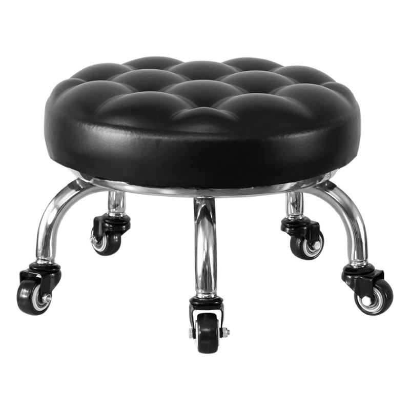 Шкив низкий табурет универсальный колесный табурет бытовой немой колесная Мобильная скамья красота шов стул многофункциональный интернет знаменитости круглый табурет