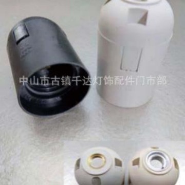 E27 cuerpo de luz E27 dientes completos E27 medio dientes LED tarjeta tornillo de plástico portalámparas accesorios de iluminación fabricante