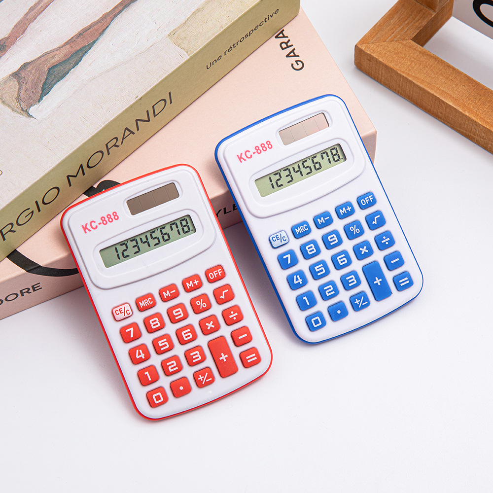 Pequeño tamaño mini Calculadora de color portátil estudiante de la escuela primaria bolsillo especial pequeño simple fábrica directa al por mayor