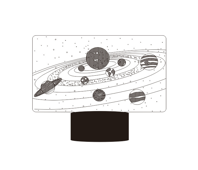 Gamepad icono 3D luz de la noche creativa ps5 colorido gradiente regalo lámpara LED dormitorio lámpara de mesa